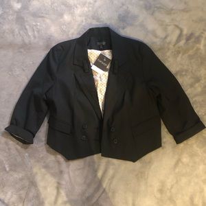 NWT cropped blazer sz 8 Top Shop